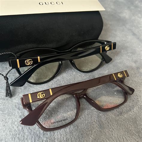 gucci reading glasses gold|gucci reading glasses costco.